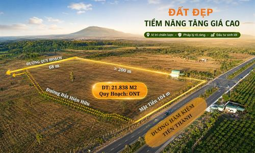 🔥 SIÊU PHẨM ĐẤT ONT VIEW BIỂN – MẶT TIỀN HÀM KIỆM TIẾN THÀNH 🔥